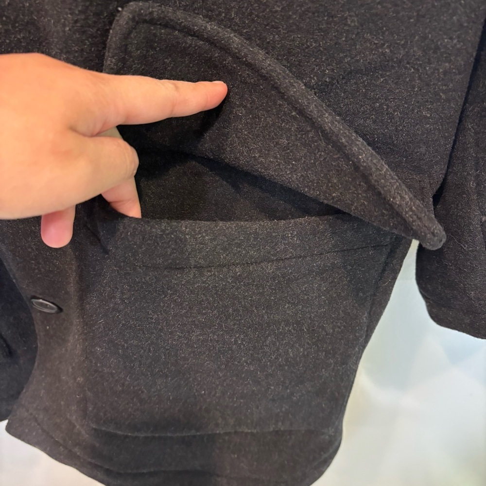 Polo Ralph Lauren Virgin Wool Cashmere Blend Lined Plaid Coat Men’s 38-R - Picture 5 of 14